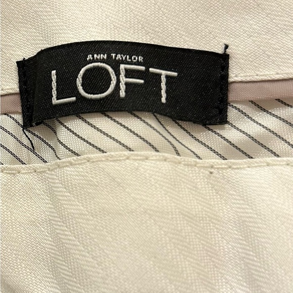 LOFT Gray Zoe straight Leg Trouser Pants Size 6 NEW WITH TAGS - Picture 13 of 13